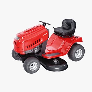 3D lawn mover model