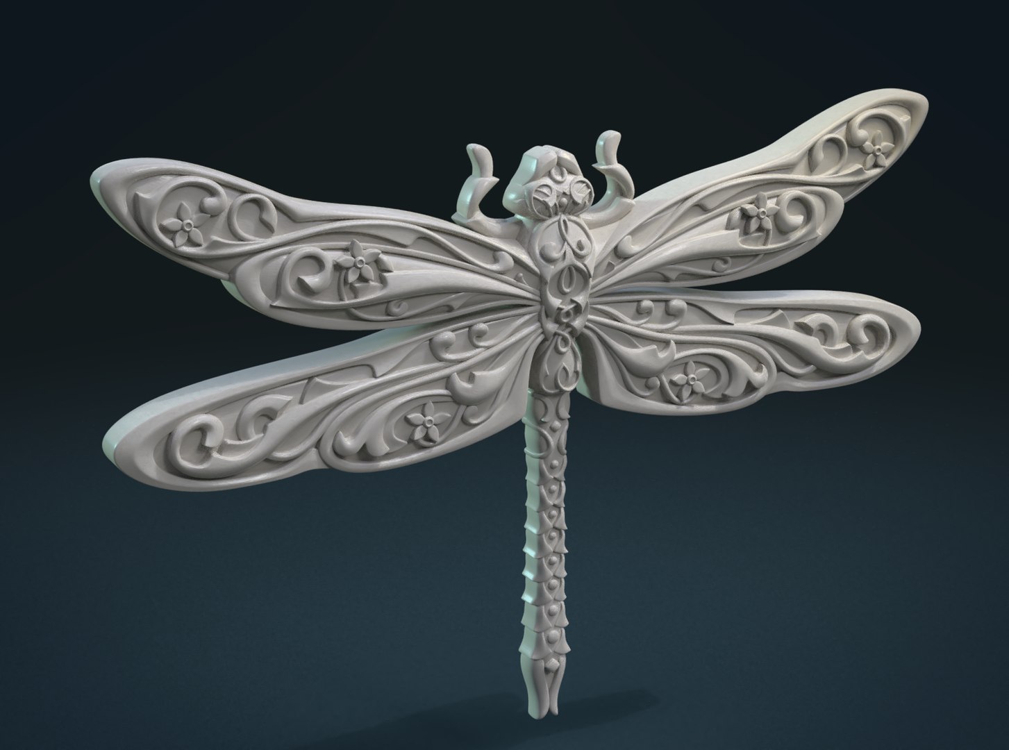 Print Ready Dragonfly 3D Model - TurboSquid 1356146