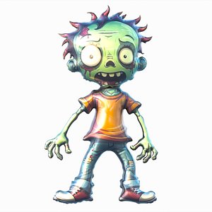 Zombie shaped foil balloon 002