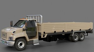 Isuzu H-Series Flatbed Truck 3D model