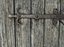 3D wooden medieval door
