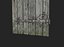 3D wooden medieval door