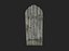 3D wooden medieval door