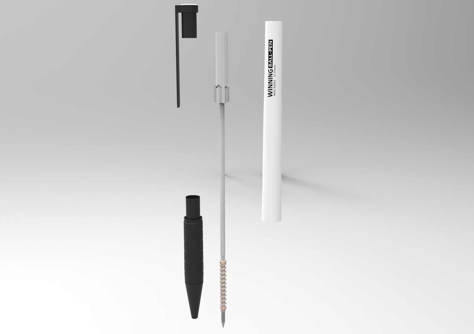 Pen Inner Parts 3d Model