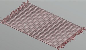 Braided carpet 3D model