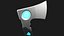 Sci-Fi Hatchet Low-Poly PBR