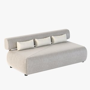 realistic photoreal sofa 3D
