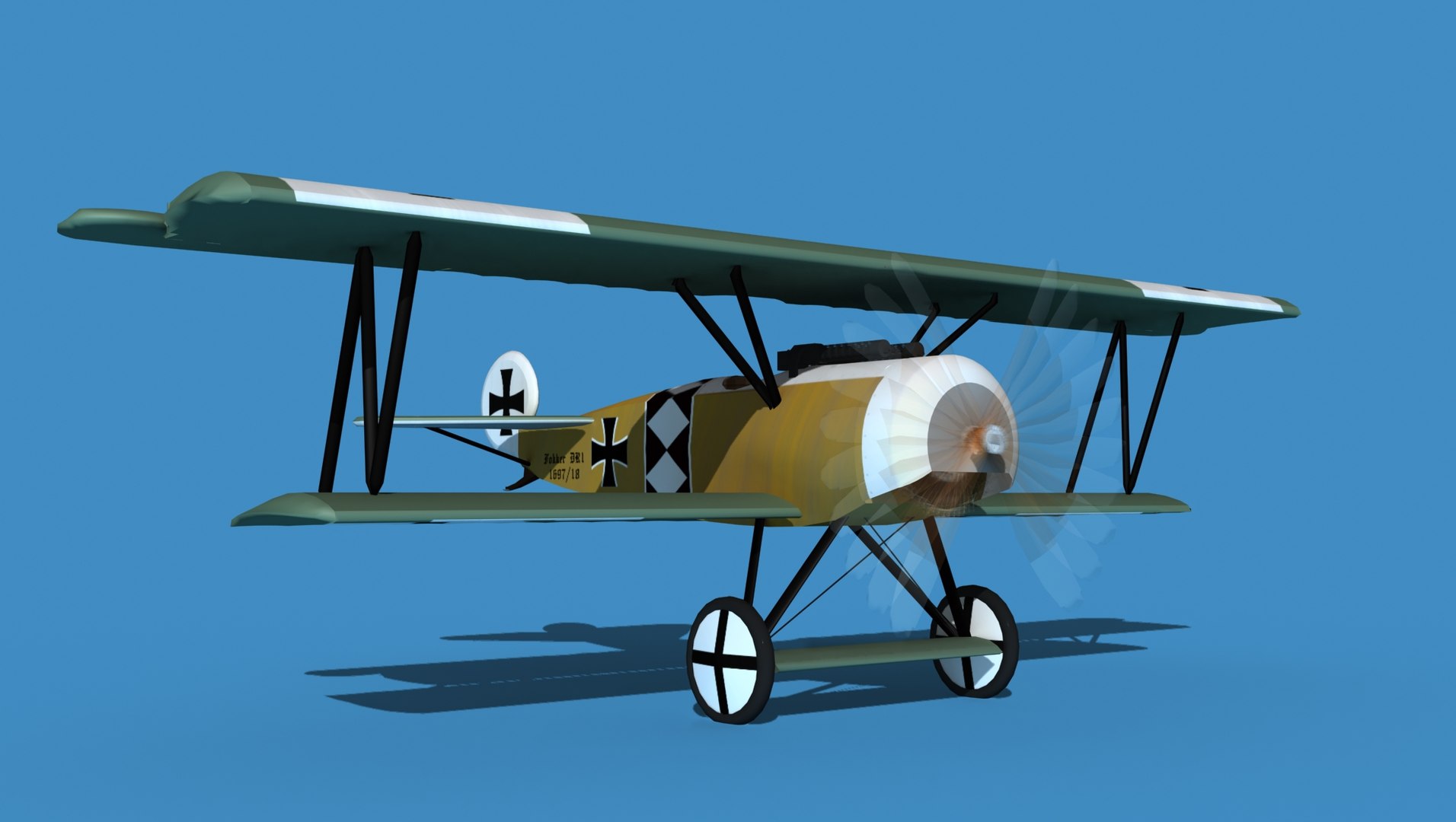 3D Model Fokker D-VI V16 - TurboSquid 1919439