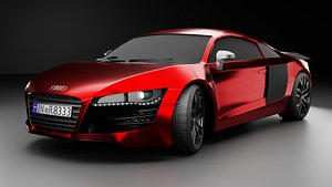 3D Audi R8 V10 3D Model