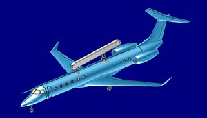 Embraer AEW Solid Assembly Model model
