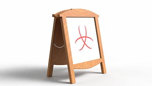 3D model Game-Ready Signboard