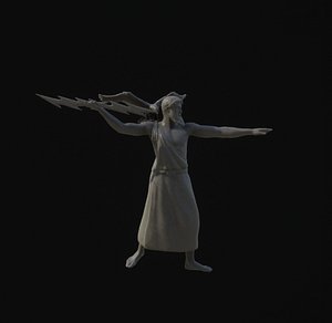 statue zeus 3D model
