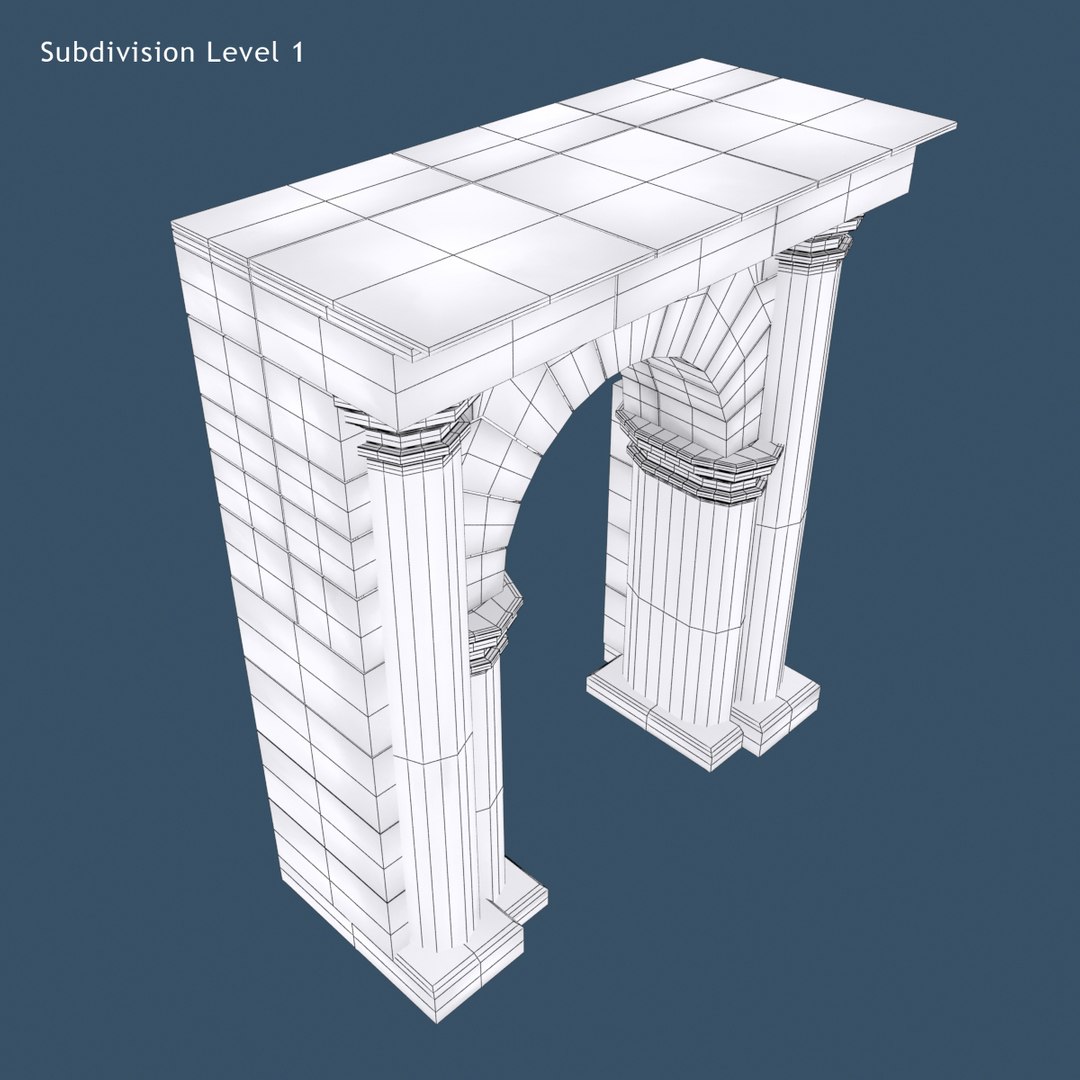 3d Model Arch Opensubdiv