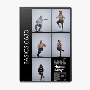 Basics0633 - A set containing 5 models of male and female adults sitting in casual attire in home se model