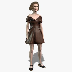 Beautiful Female Human 3D Model 3D model