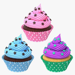 CupCake 3 3D model
