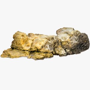 ruined limestone 3D model