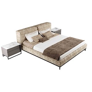 modern-bed-blend-model 3D model