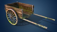 old garden cart