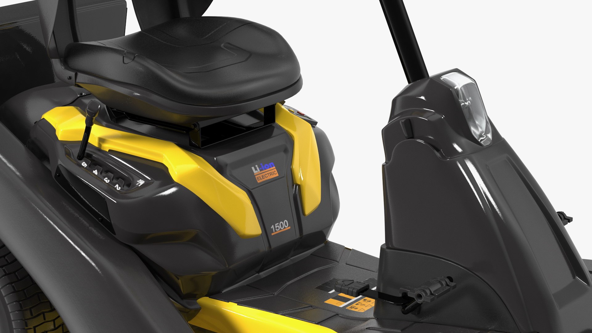 3D Electric Riding Lawn Mower With Bagger Model - TurboSquid 2133847