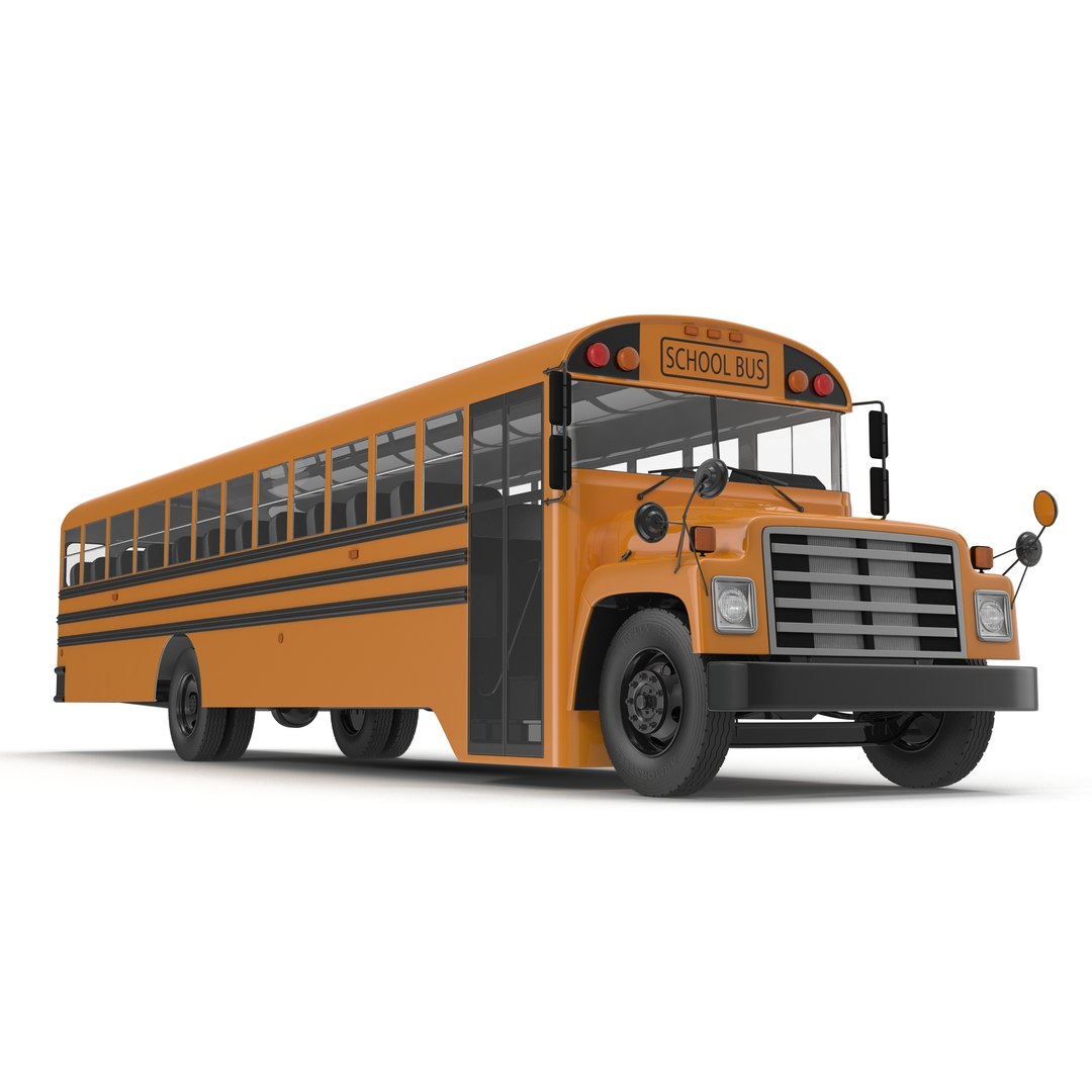 School Bus 3 3D model preview