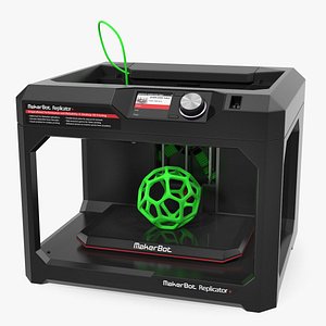 MakerBot Replicator 3d Printer Rigged 3D Model