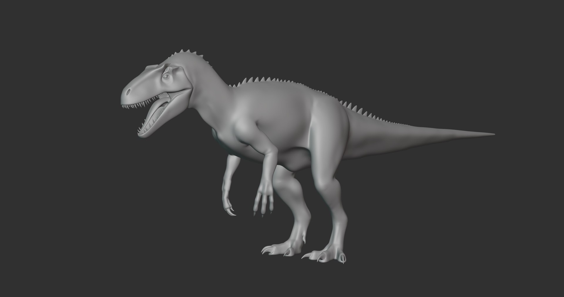 Neovenator Basemesh Low Poly3D模型 - TurboSquid 1994700