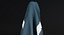 realistic rail coat clothing 3D model
