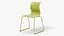 3D modern stackable chair model