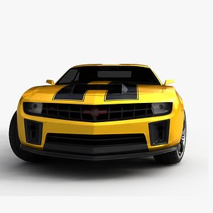 2013 chevrolet camaro bumblebee 3d model
