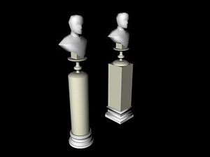 3ds roman busts column