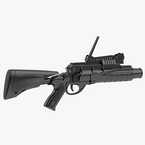 3D Beretta GLX 160 Grenade Launcher
