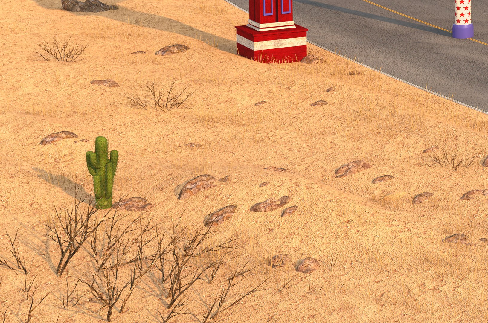 3D model Desert Road Las Vegas. - TurboSquid 1741585