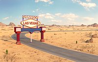 Desert Road Las Vegas.