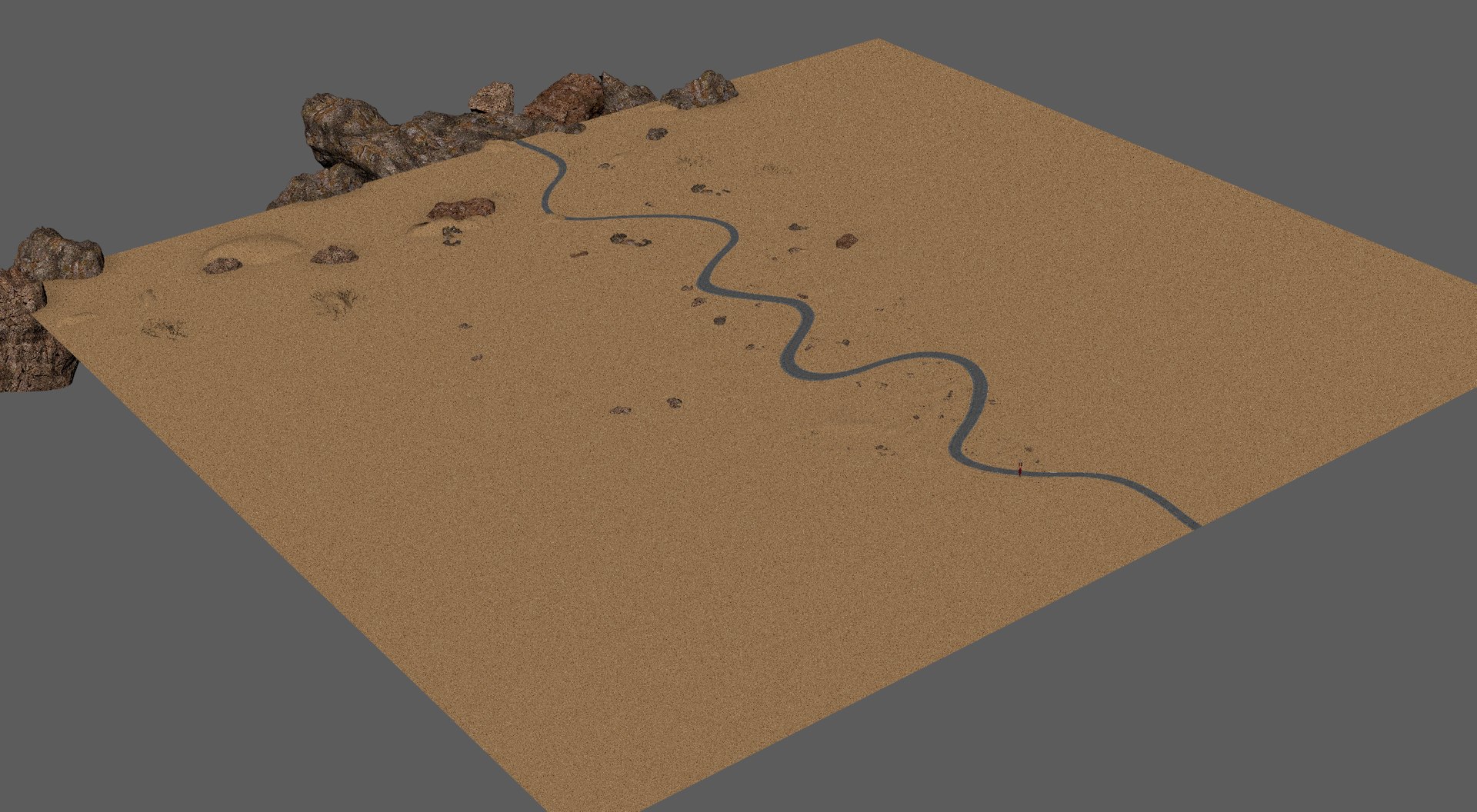 3D model Desert Road Las Vegas. - TurboSquid 1741585