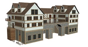 medieval villa 3D model