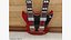 3d model guitar gibson double
