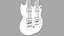 3d model guitar gibson double