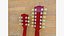 3d model guitar gibson double