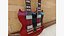 3d model guitar gibson double
