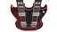 3d model guitar gibson double