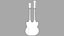 3d model guitar gibson double