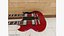 3d model guitar gibson double