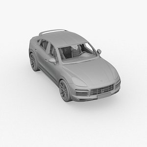 3D porsche cayenne gts coupe 2020