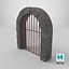 Rusty Dungeon Bars 3D model