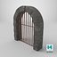 Rusty Dungeon Bars 3D model