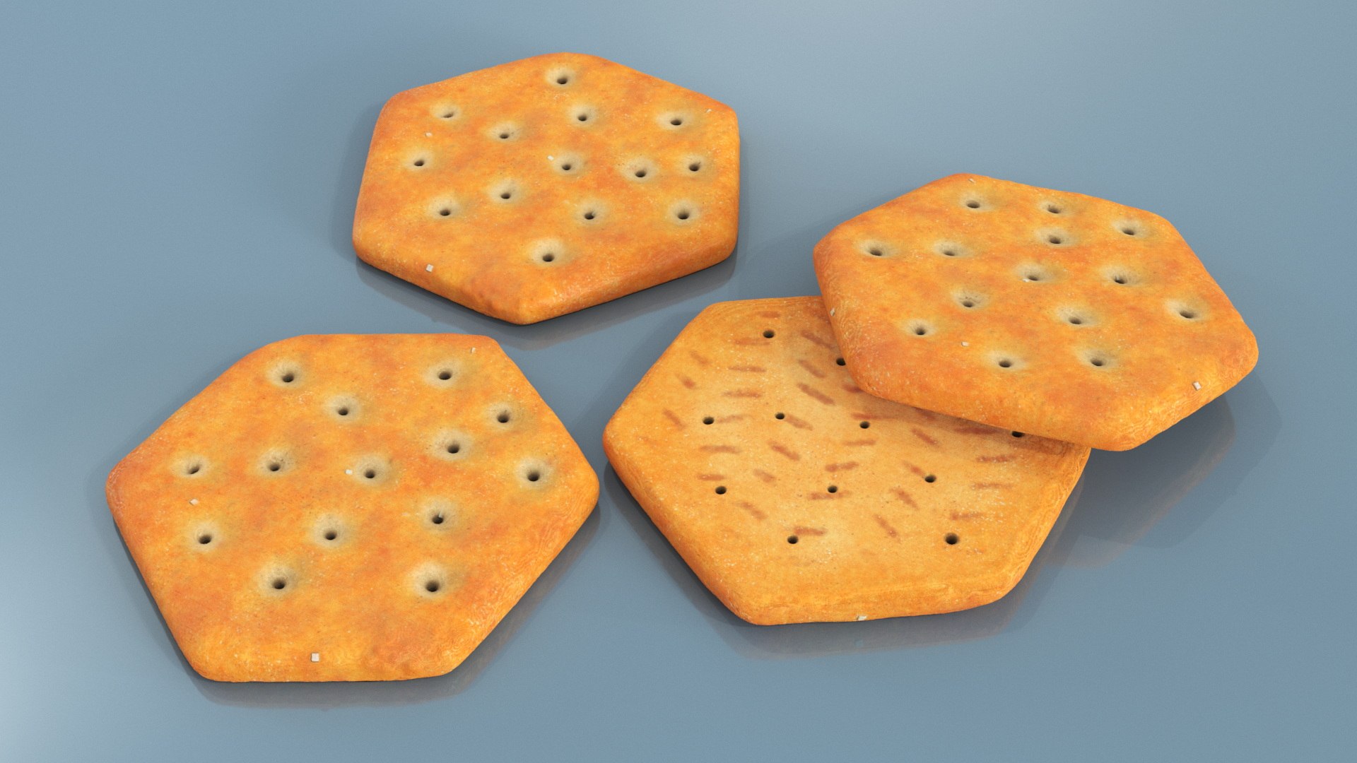Cracker Hexagon Model - TurboSquid 2384143
