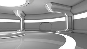 3D model Sci Fi Interior