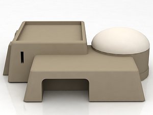 3D mos eisley architecture sci-fi building