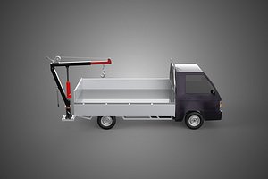 BED DROP SIDE GATE DOOR JIB CRANE LIFT HOIST WINCH PICKUP TRUCK 3D model